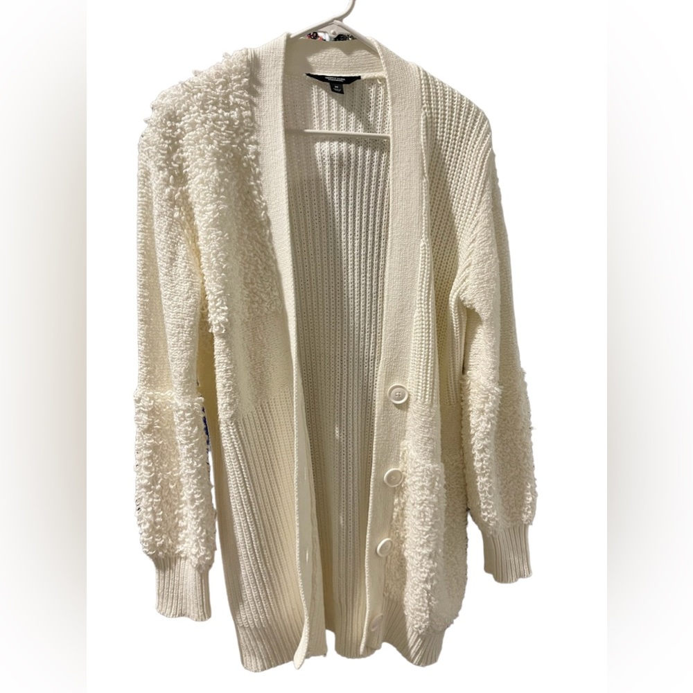 Vera Wang - Simply Vera Popcorn Sweater Cardigan